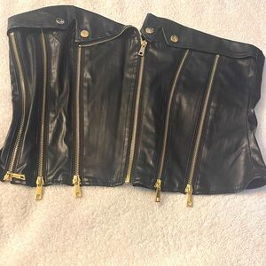 Zipper Corset Top